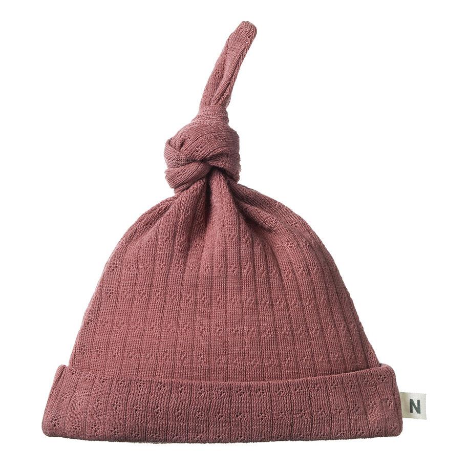 Nature Baby Mer Ess Knotted Beanie Pointelle